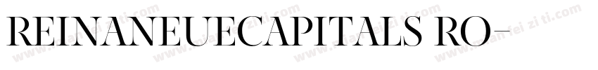 ReinaNeueCapitals Ro字体转换